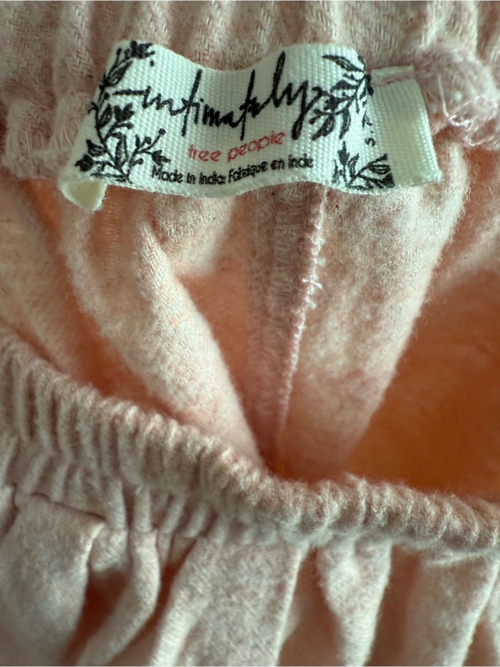 Free People Close to Home Flannel Set Neon Peach - Picture 7 of 10